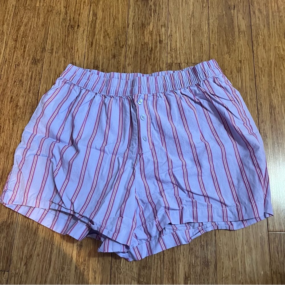 Old Navy Pink and Purple High Waist Women's Pajama Shorts